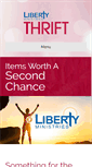 Mobile Screenshot of libertythriftstores.com